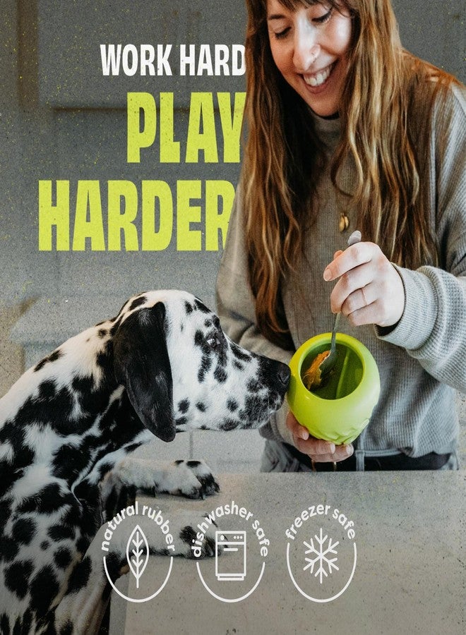 Benebone Natural Rubber Cone Interactive Enrichment Treat Dispensing Dog Toy - Slow Feeder - Great for Meals and Boredom - Image 4